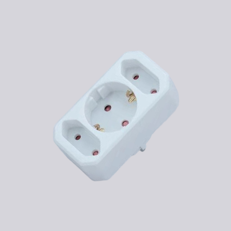 G01-01/2 tysk type en rund plugg og to flate plugger adapter